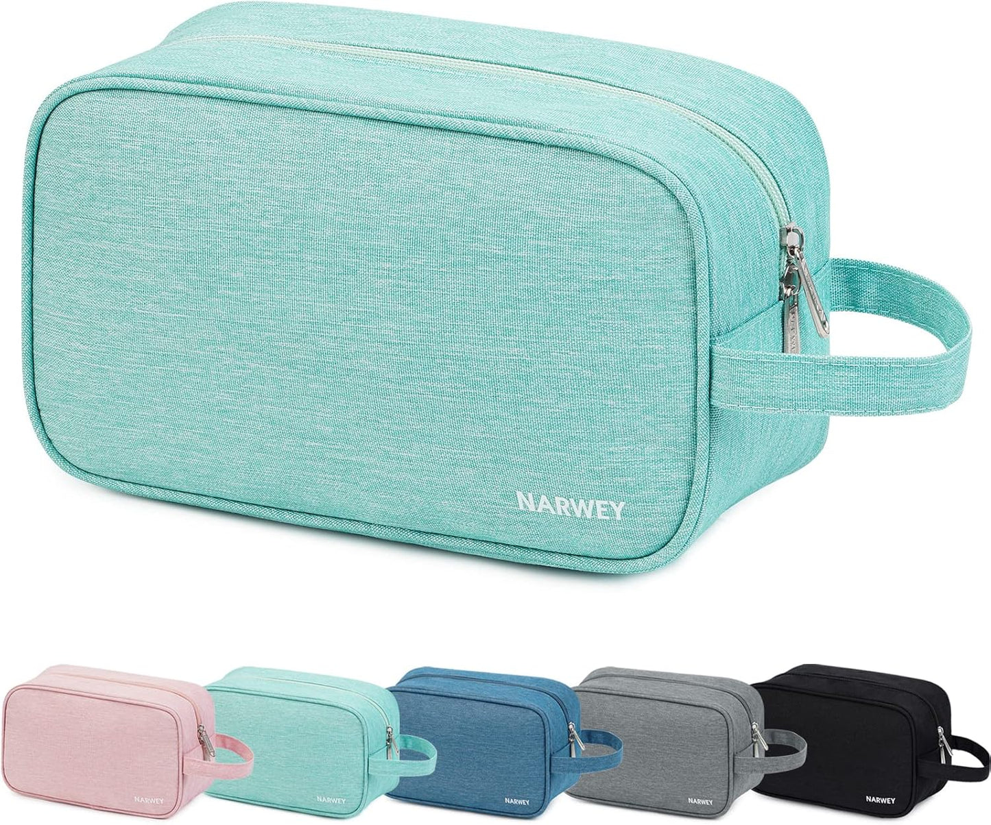 Narwey Travel Toiletry Bag for Women Traveling Dopp Kit Men Travel Bag for Toiletries Cosmetic Bag Makeup Bag Medicine Bag for Traveling