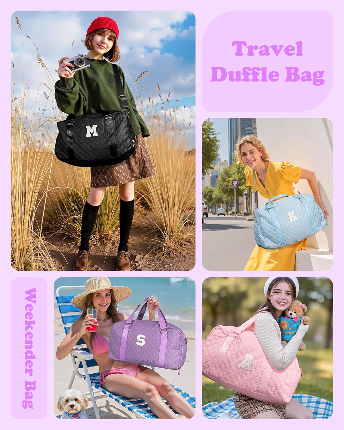 Girls Graduation Gifts, Kids Travel Duffel Bag, Graduation Gift Ideas, Overnight Bags Sleepover bag
