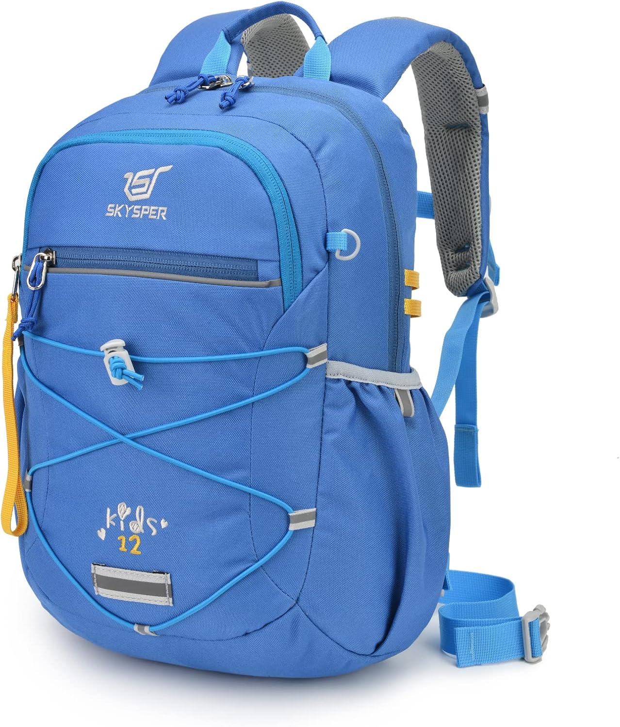 SKYSPER Kids Backpack 12L Children School Bag Child Boy Girl Pack Ages 4-8 for Traveling Day Trips Classes Camping(Blue)