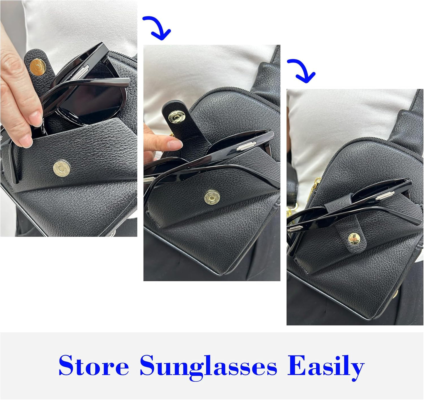 INICAT Travel Small Sling Bag Faux Leather Crossbody Bags Women Cross Body Bag Purses for Woman