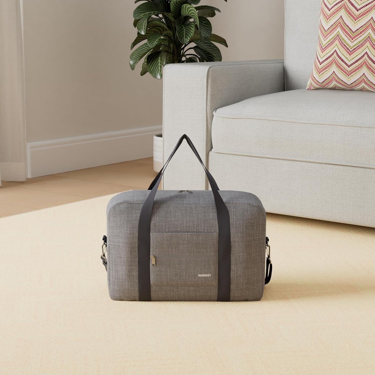For Spirit Airlines Personal Item Bag 18x14x8 Foldable Travel Duffel Bag Tote Carry on Luggage Duffle Overnight for Women and Men