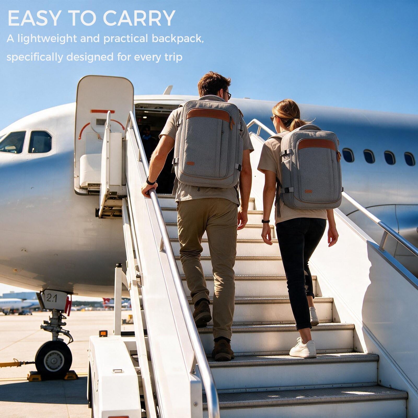 Vancropak Carry On Backpack for Airplanes, Flight Approved Travel Backpack