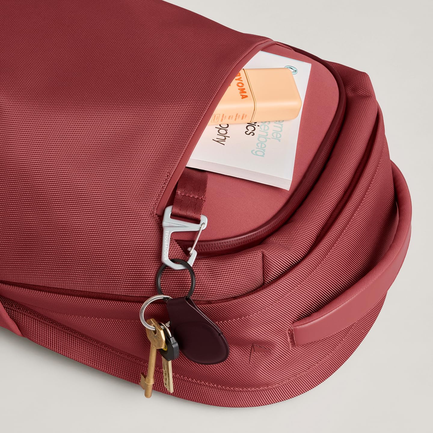 Troubadour Neo Backpack - 22L Lightweight Laptop Backpack - Ergonomic & Water Resistant - Versatile Style for Work and Travel - Rust