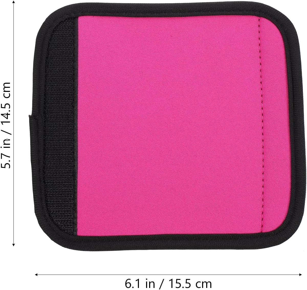 Generic Luggage Handle Grip Neoprene Handle Wrap Travel Bag Handle Covers, Luggage Handle Wraps for Suitcase Luggage Grip Luggage Identifiers Suitcase Handle Wraps (Pink) Luggage Handle Identifier