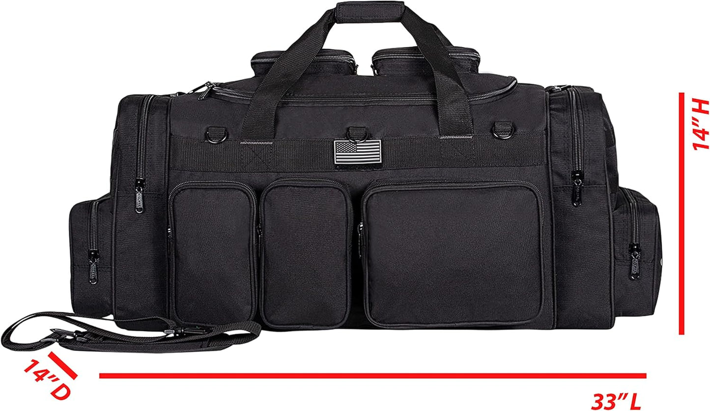 K-Cliffs Tactical Range Duffel Heavy Duty Large Gear Duffle Durable Quality Travel Sports Gym
