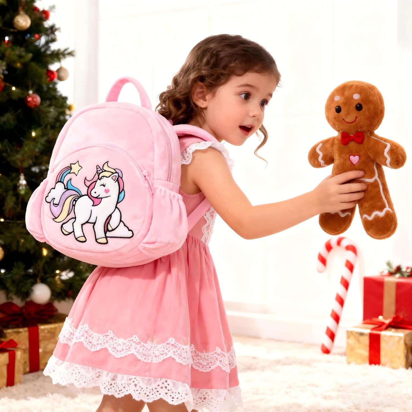 Lazada Toddler Backpack for Kids Unicorn Backpacks Cloud Pink for Age 3+