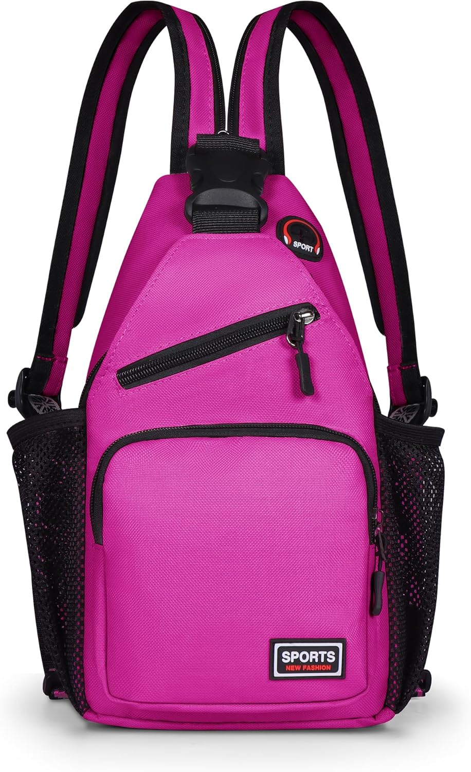 Sling Bag for Women Man Sling Backpack with Convertible Shoulder Strap Casual Backpack Daypack for Travel, Hiking and Daily Commute, (Purple, Small)