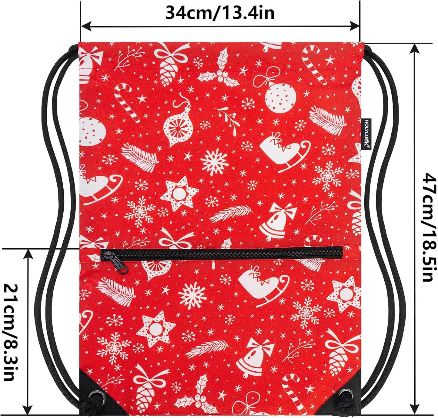 HOLYLUCK Drawstring Backpack Bag Sport Gym Sackpack