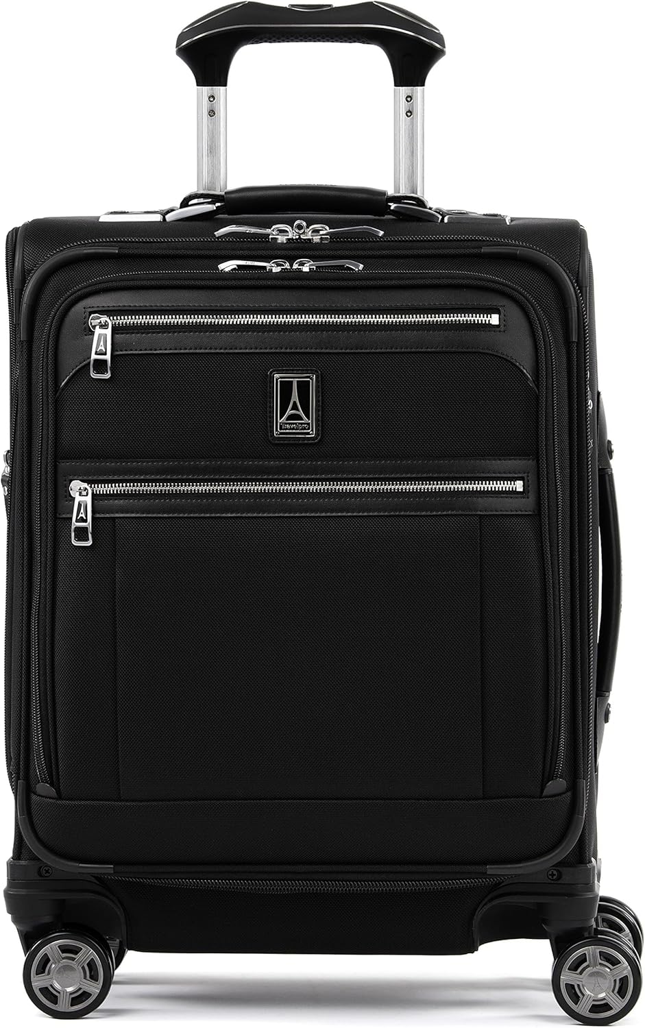 Travelpro Platinum Elite Softside Expandable Carry on Luggage, 8 Wheel Spinner Suitcase, USB Port