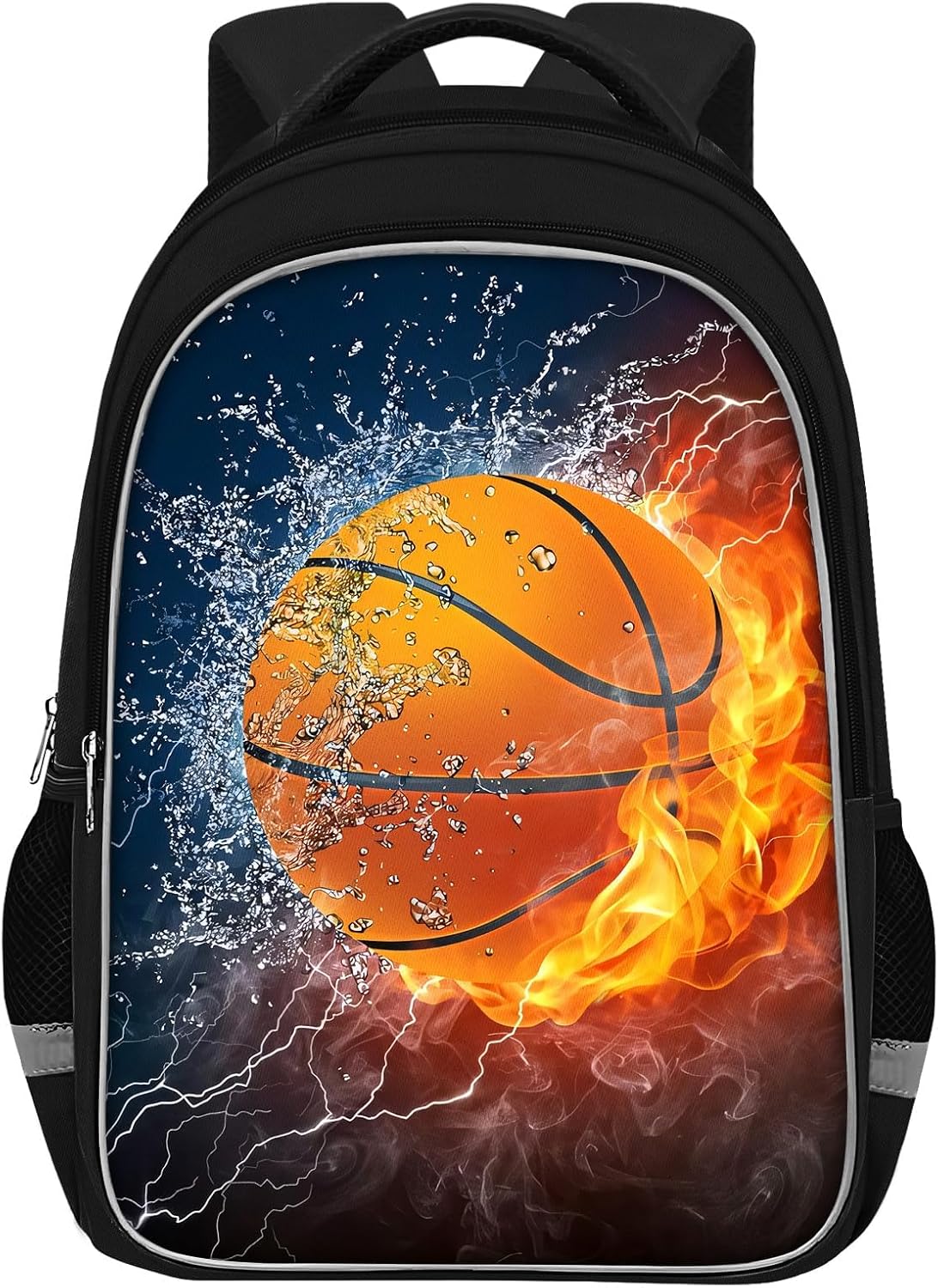 School Backpack for Boys - Basketball Boys Backpack for Kids Children Teens Elementary Middle School - Students Bag for Ages 6-18,17″Bookbag Multifunctional Large Capacity