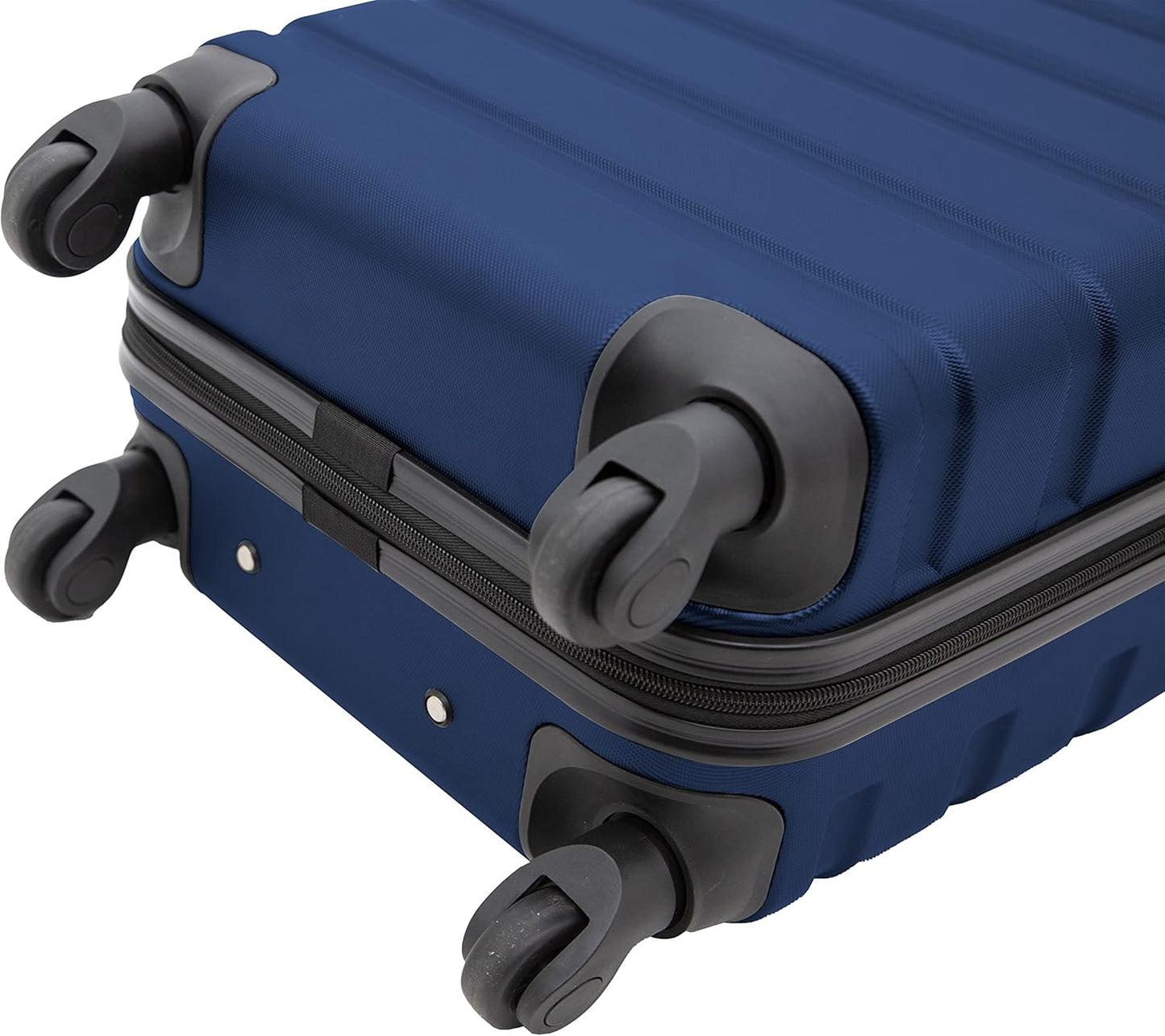 Travelers Club Harper Luggage, Blue, 20-Inch Carry-On