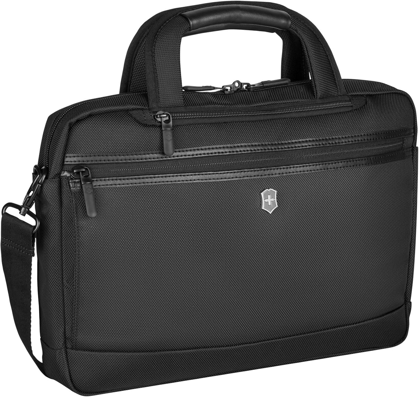 Victorinox Journey Pivot 14" Slimline Briefcase Black