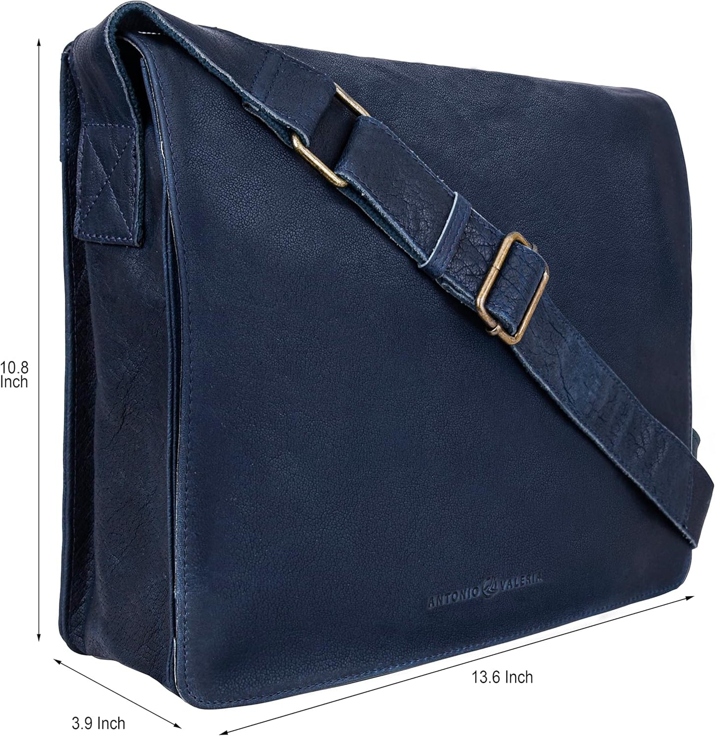 Antonio Valeria Albert Premium Leather Messenger Bag for Men