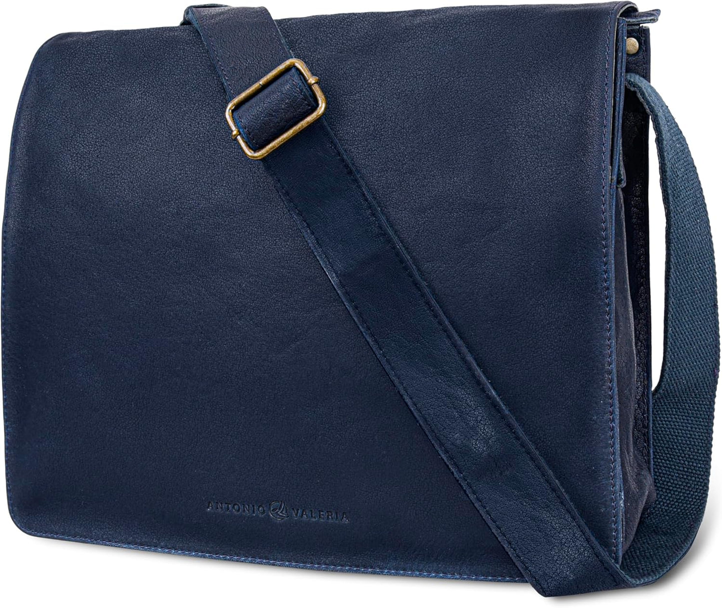 Antonio Valeria Albert Premium Leather Messenger Bag for Men