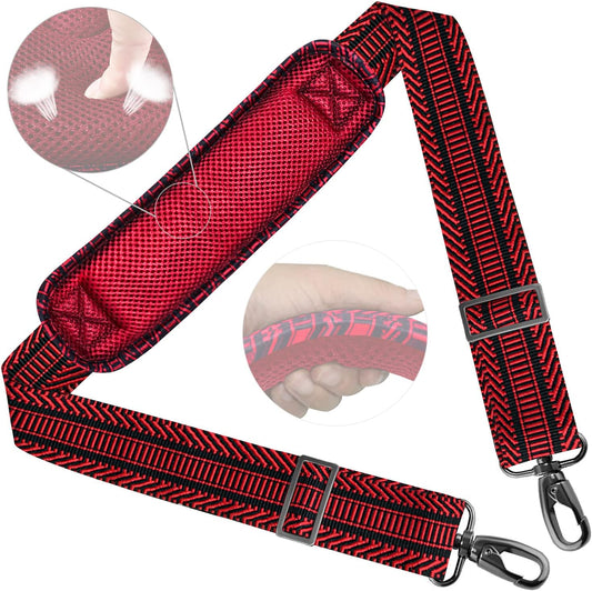 ZINZ Shoulder Strap 58" Ultra-Thick Fixed Padded and Adjustable Buckles Crossbody Strap for Briefcase Laptop Bag Luggage