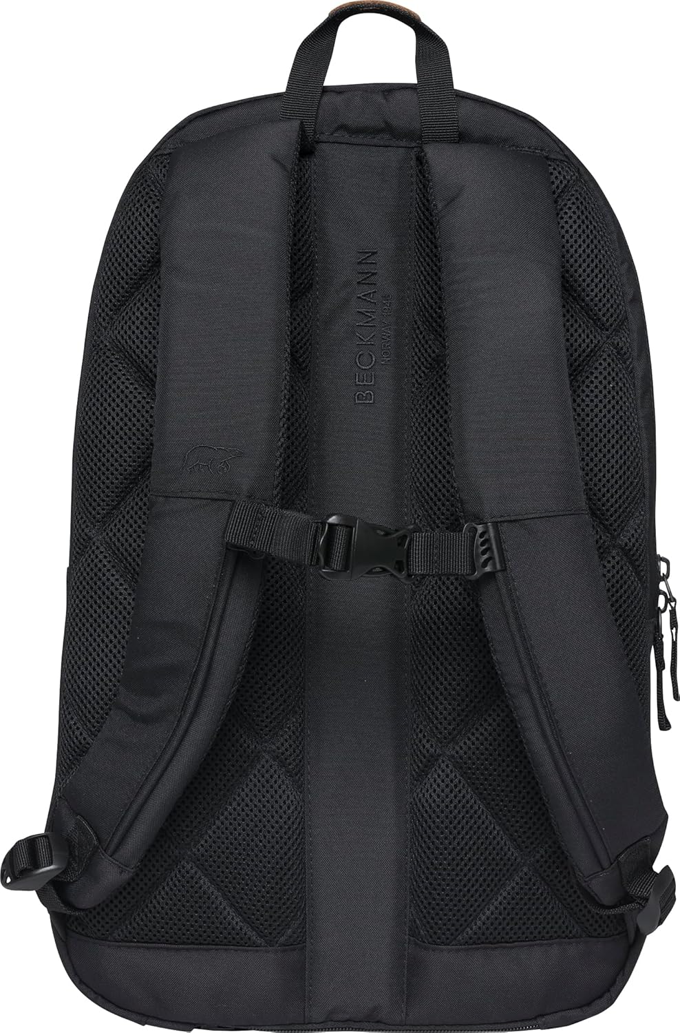 Beckmann URBAN Backpack for Teens and Adults – Lightweight, Ergonomic, Stylish & Functional Design, 30L Capacity, Laptop compartment- Recycled Materials – School, Work, or Travel. BLACK