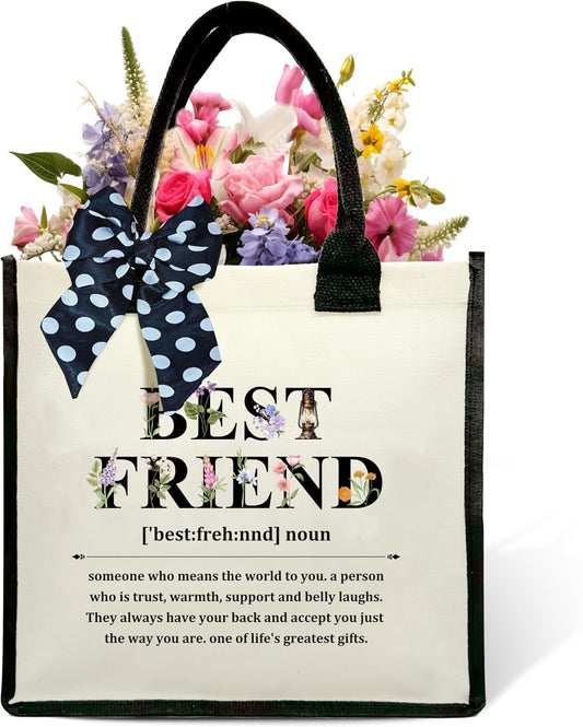Definition Shoulder Beach Bag - Floral Canvas Tote Bag Gifts