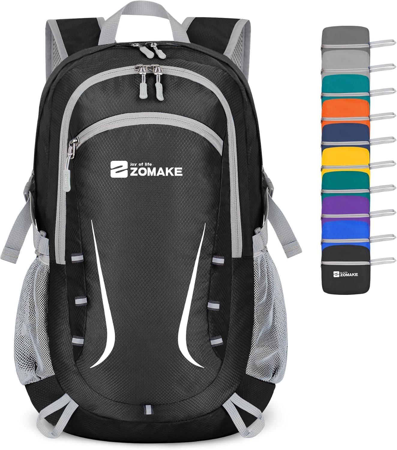ZOMAKE Lightweight Packable Backpack 35L, Foldable Backpacks Water Resistant Collapsible Light