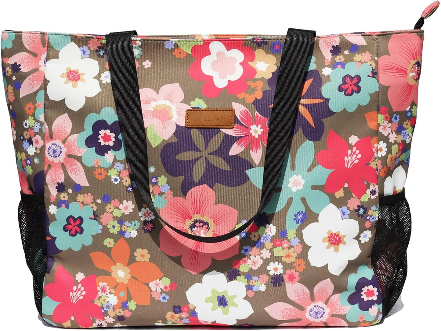 LARGE BEACH BAG Water Resistant Lightweight 20 inch Women Oversize Tote Bag for Gym Beach Travel Pool Yoga Nurse