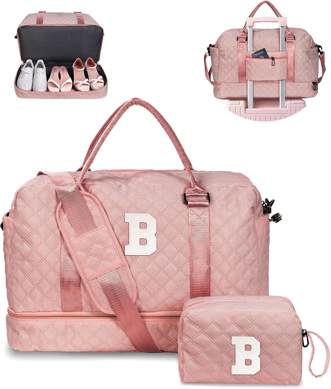 Trip Gifts for Mom From Daughter - 5 6 7 8 9 10 11 12 13 14 15 16 Year Old- Duffle Bag with Shoe