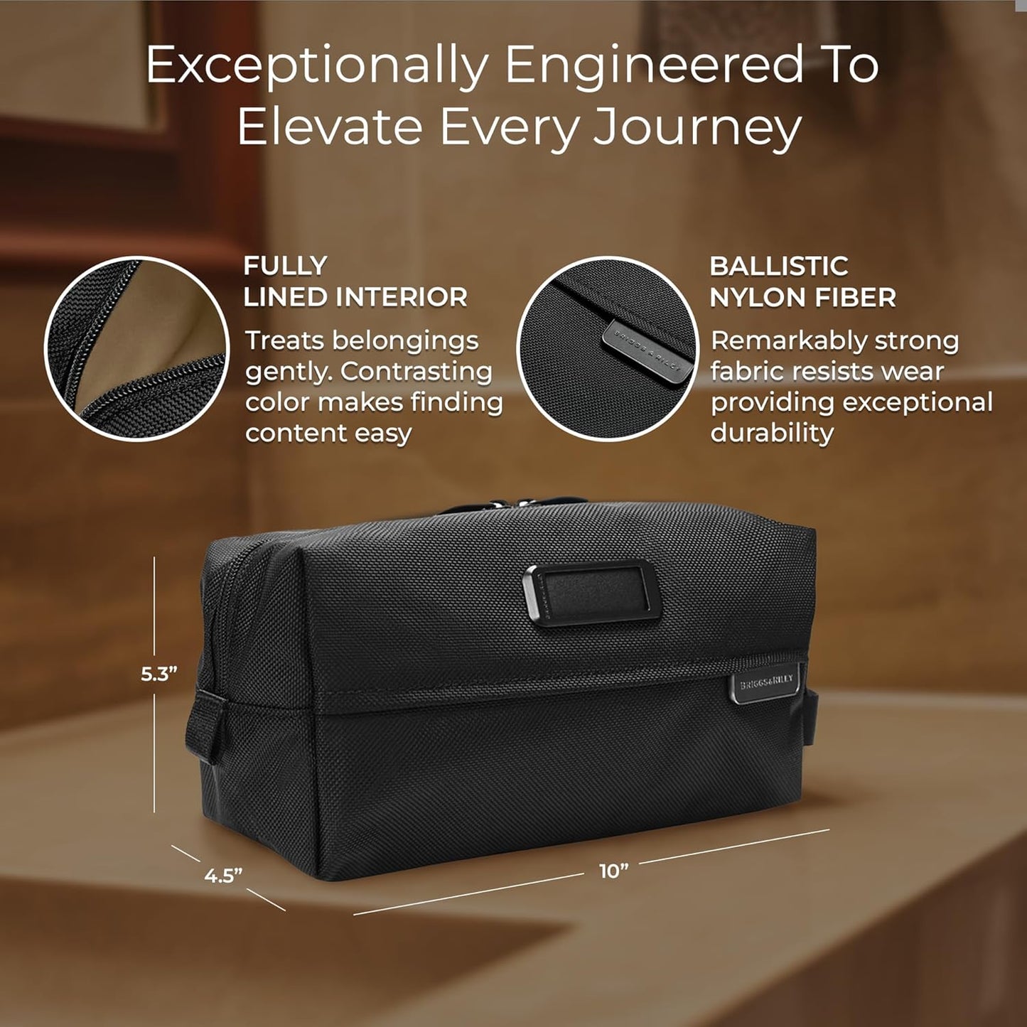 Briggs & Riley Toiletry Kit - Travel Bags for Women & Men, Organizer for Vacation, Dopp Kit for