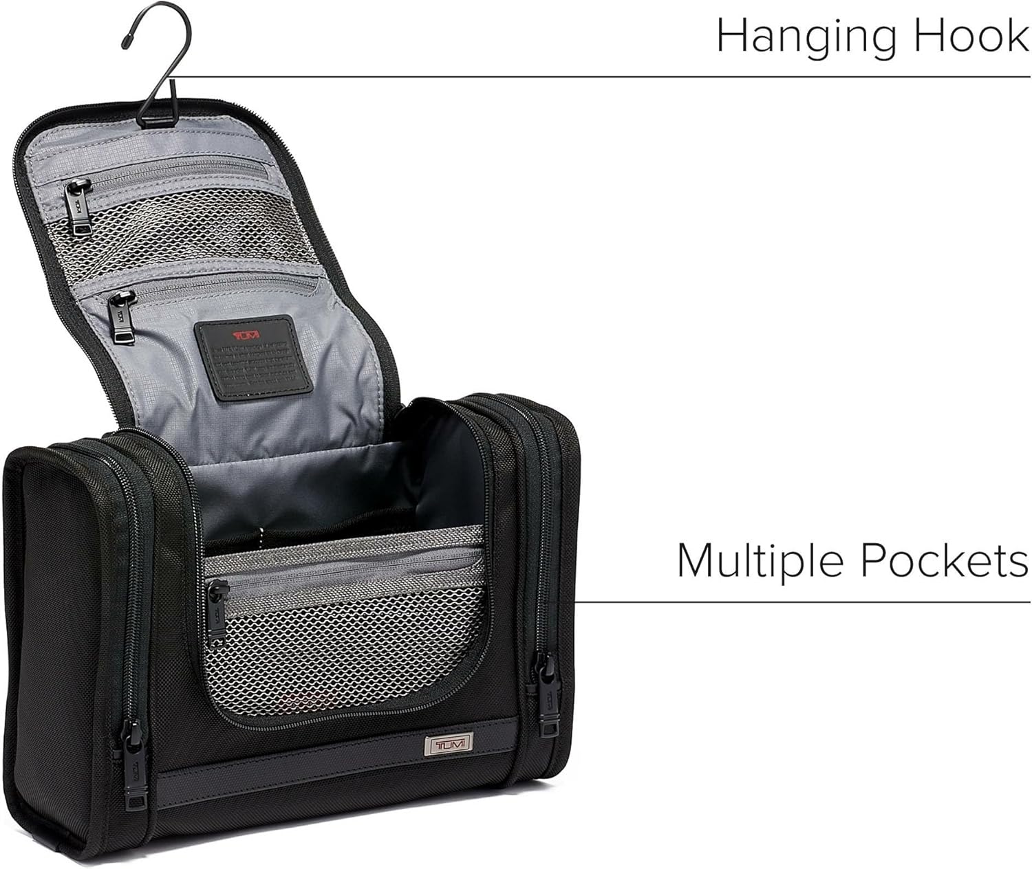 TUMI - Alpha Hanging Travel Kit - Toiletries and Cosmetics Organizer - Travel Essentials Bag with
