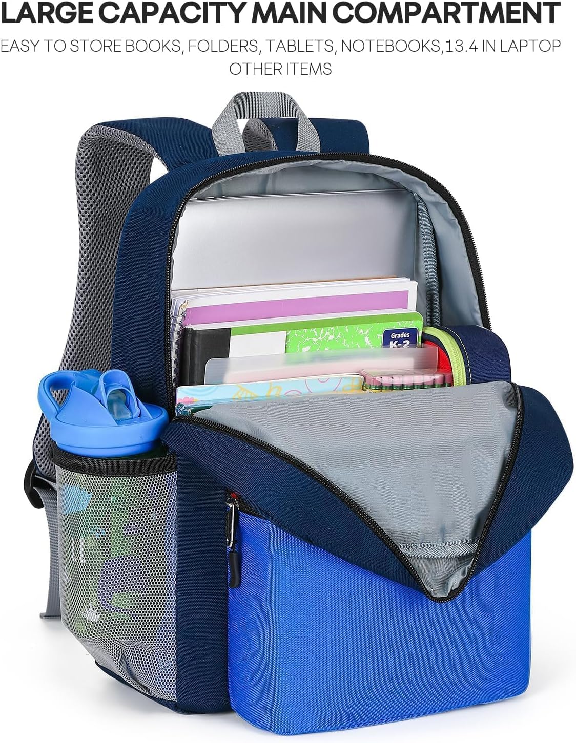 mibasies Kids Backpack for Boys 4-6: Boys Backpacks for Elementary Kindergarten