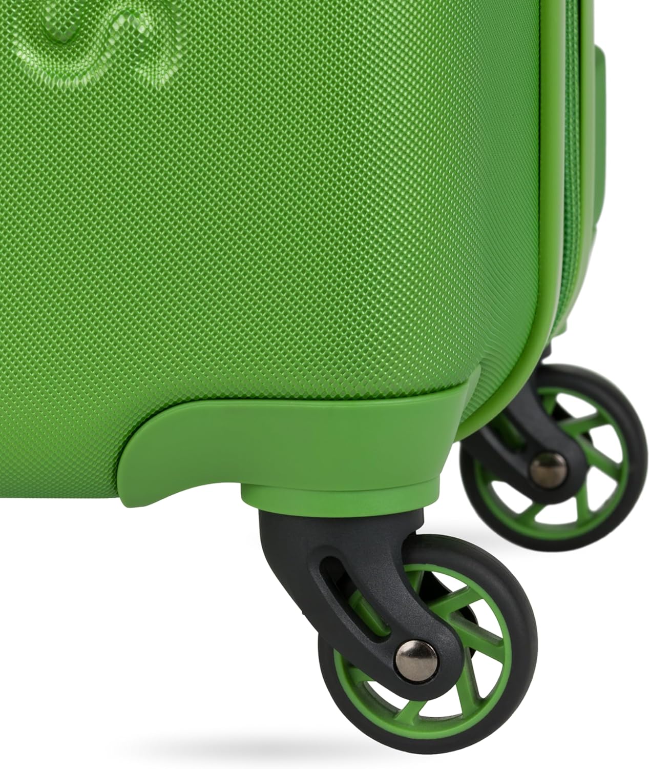 SwissGear 7366 Hardside Expandable Luggage with Spinner Wheels, Green, Checked-Large 27-Inch