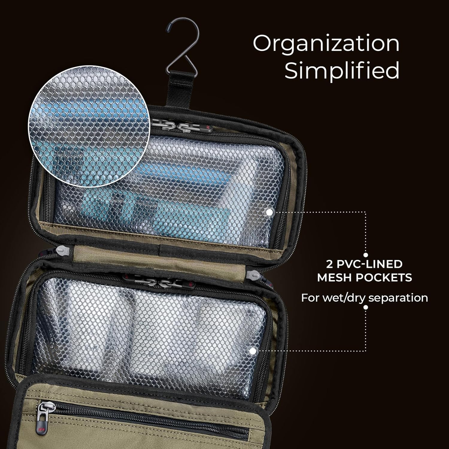 Briggs & Riley Toiletry Kit - Travel Bags for Women & Men, Organizer for Vacation, Dopp Kit for