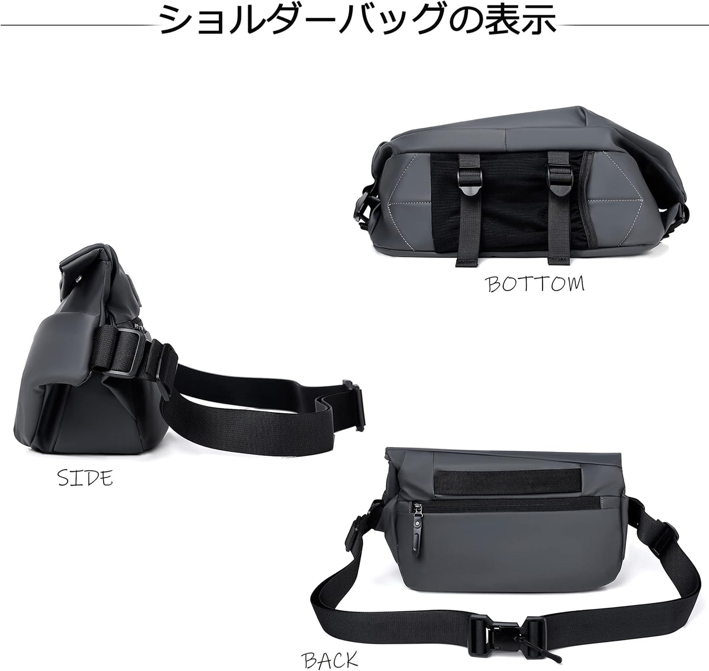 FSD.WG Cross-body bag Shoulder bag Sling Backpack and Crossbody Bags for Men fit 12" iPad Casual