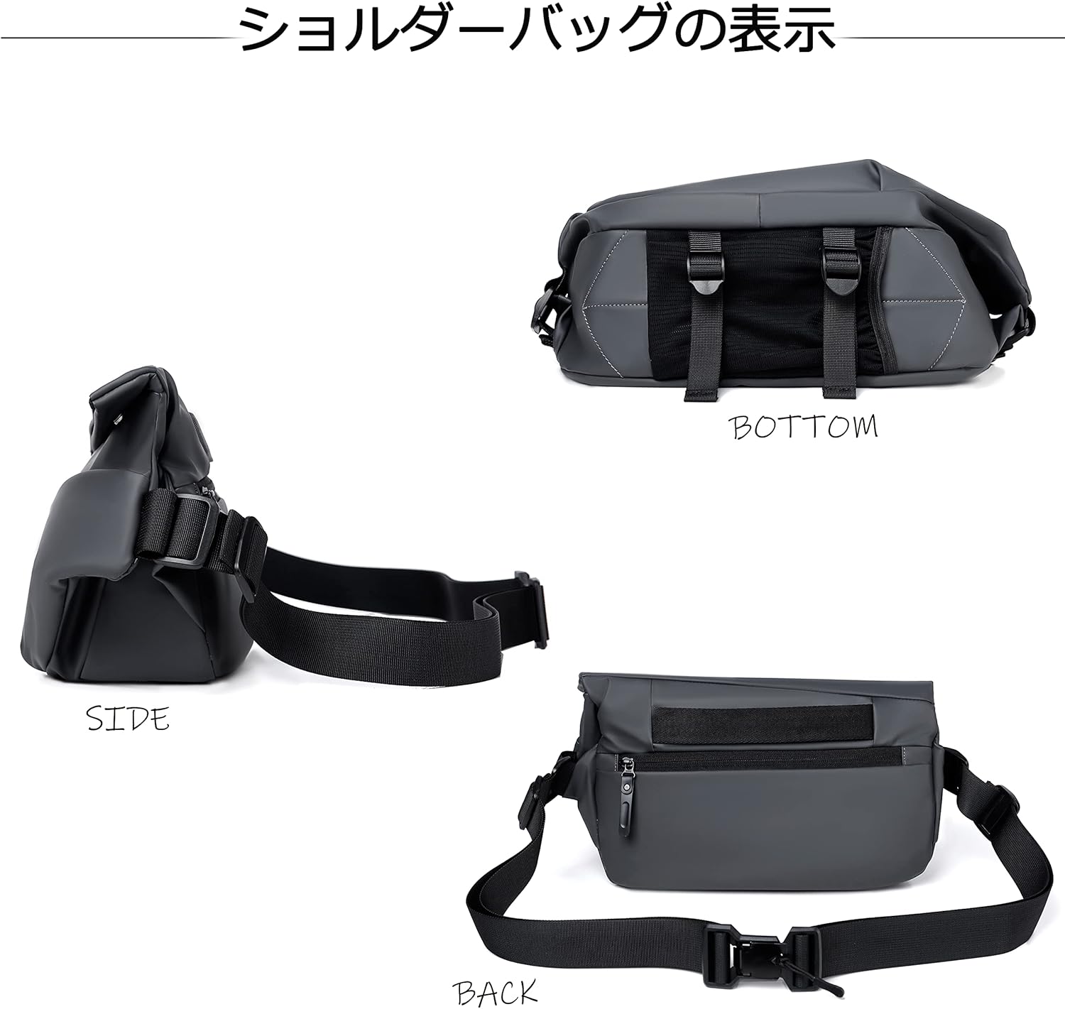 FSD.WG Cross-body bag Shoulder bag Sling Backpack and Crossbody Bags for Men fit 12" iPad Casual