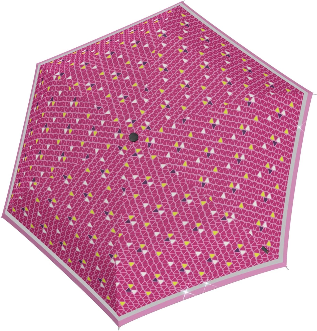 Knirps Rookie Manual Rain Umbrella for Elementary and Middle School Kids – 35.4" Canopy with Reflective Safety Stripe, Carrying Case Included