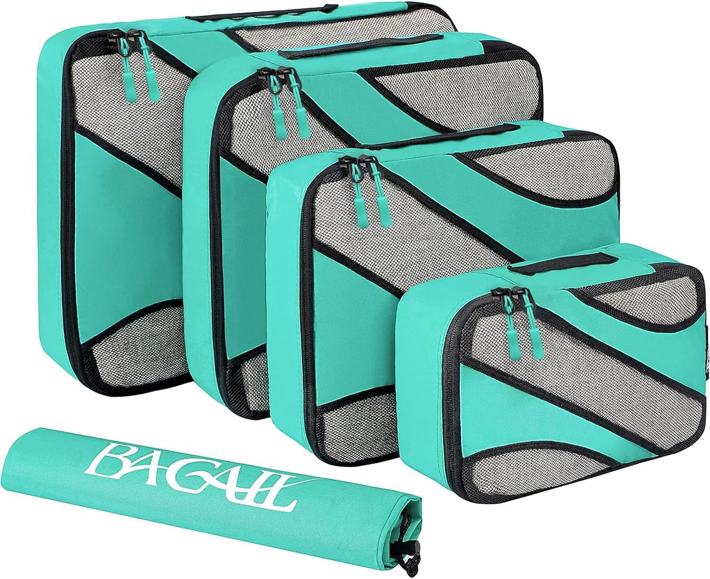 BAGAIL 6 Set Packing Cubes,Travel Luggage Packing Organizers