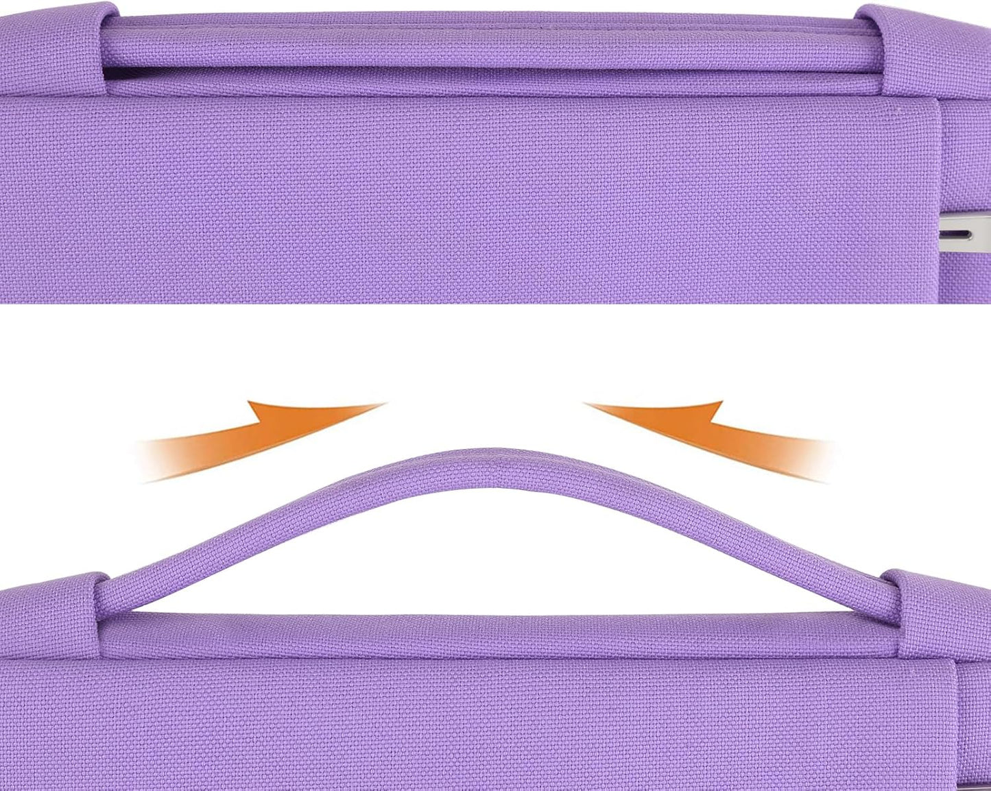 DOMISO 16 inch Laptop Sleeve Case Water Resistant Shockproof Protective Computer Bag for 16" Dell/HP Pavilion Envy/ThinkPad IdeaPad/ASUS Vivobook,Purple