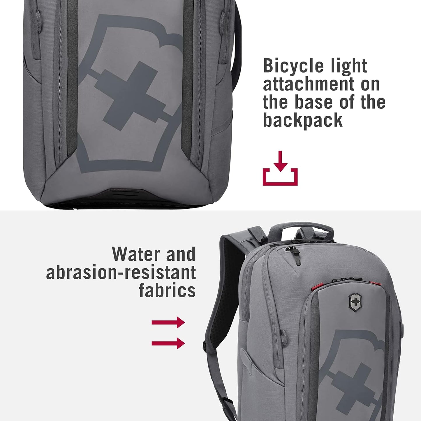 Victorinox Touring 2.0 15-Inch Commuter Laptop Backpack in Light Grey
