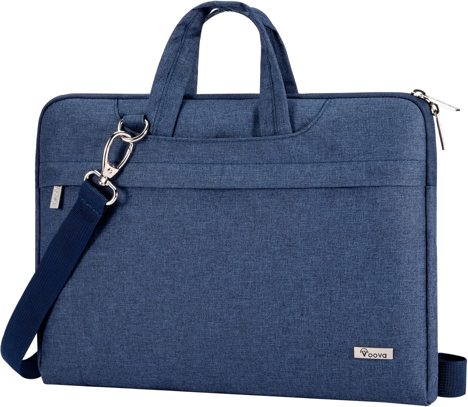 Voova Laptop Bag 15.6 Inch, Waterproof Computer Sleeve Carrying Case with Shoulder Straps & Handle