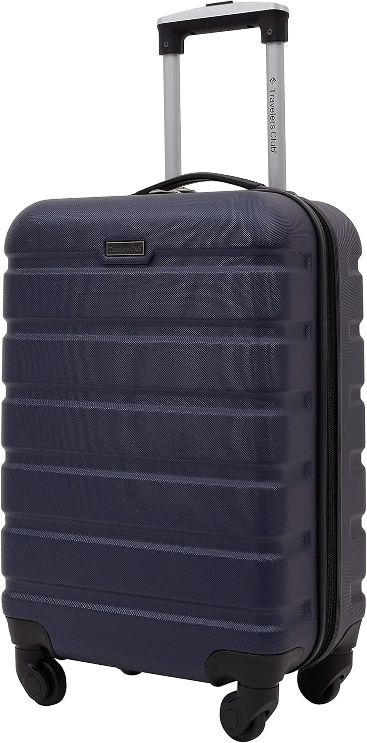 Travelers Club Harper Luggage, Blue, 2 Piece Set