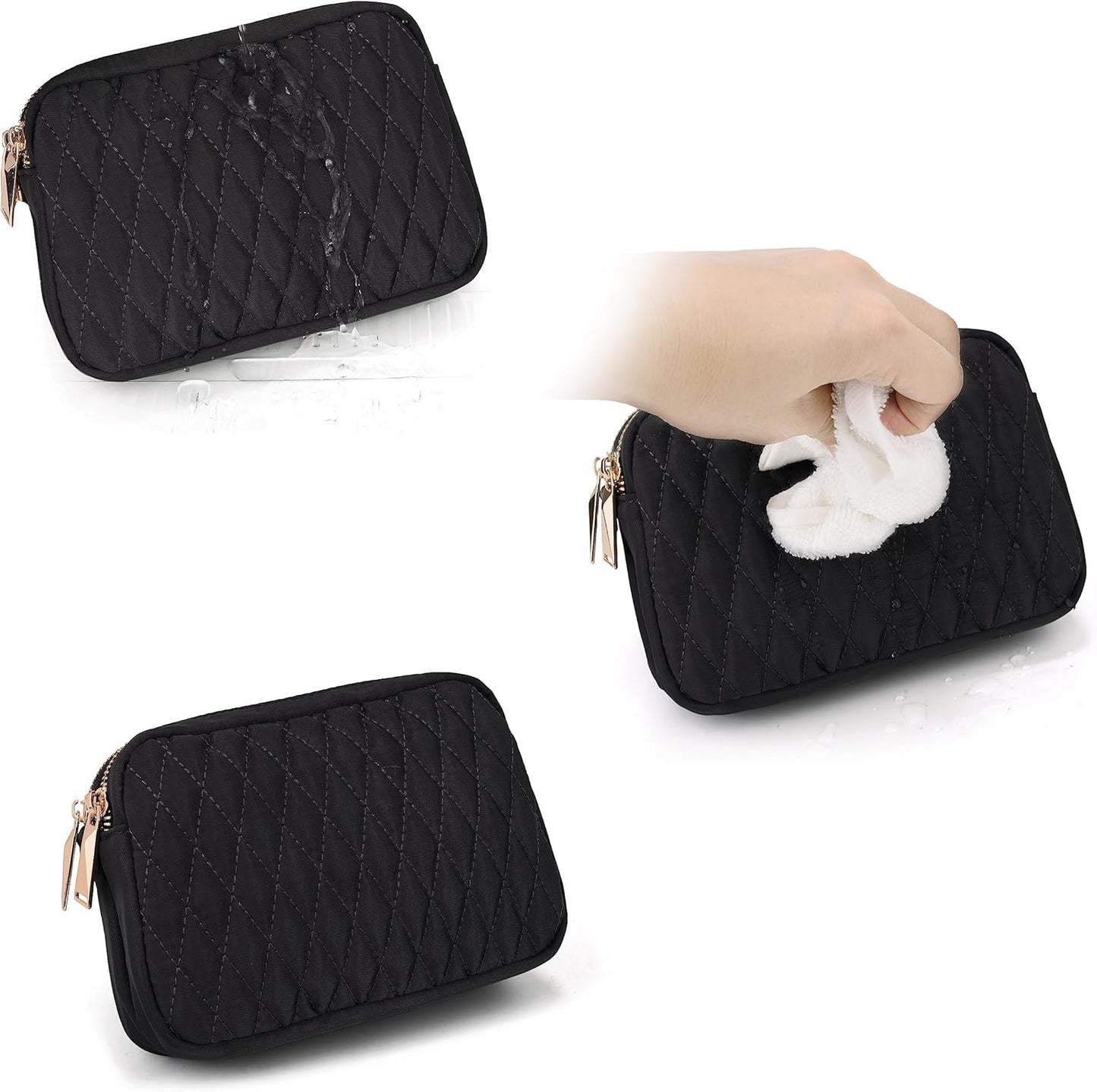 UTO Fanny Pack for Women 5 Ways Convertible Chest Bag Waterproof Fashion Lightweight Travel Waist Pack Purse