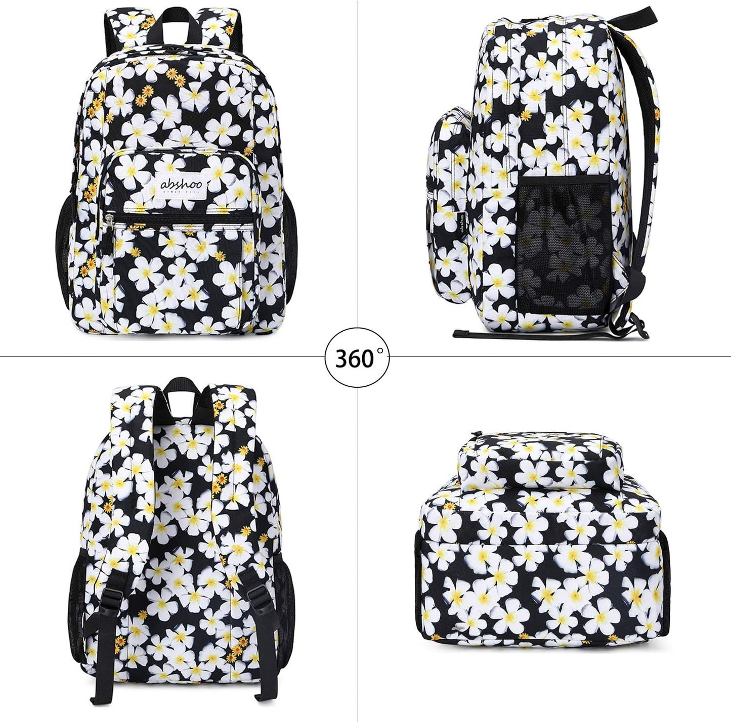 abshoo Classical Basic Travel Backpack For School Water Resistant Bookbag