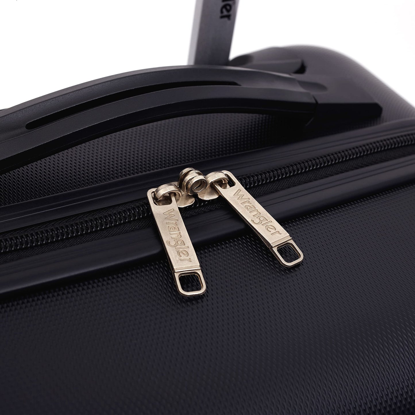 Wrangler 20" Hardside Spinner Carry-On Luggage, Black