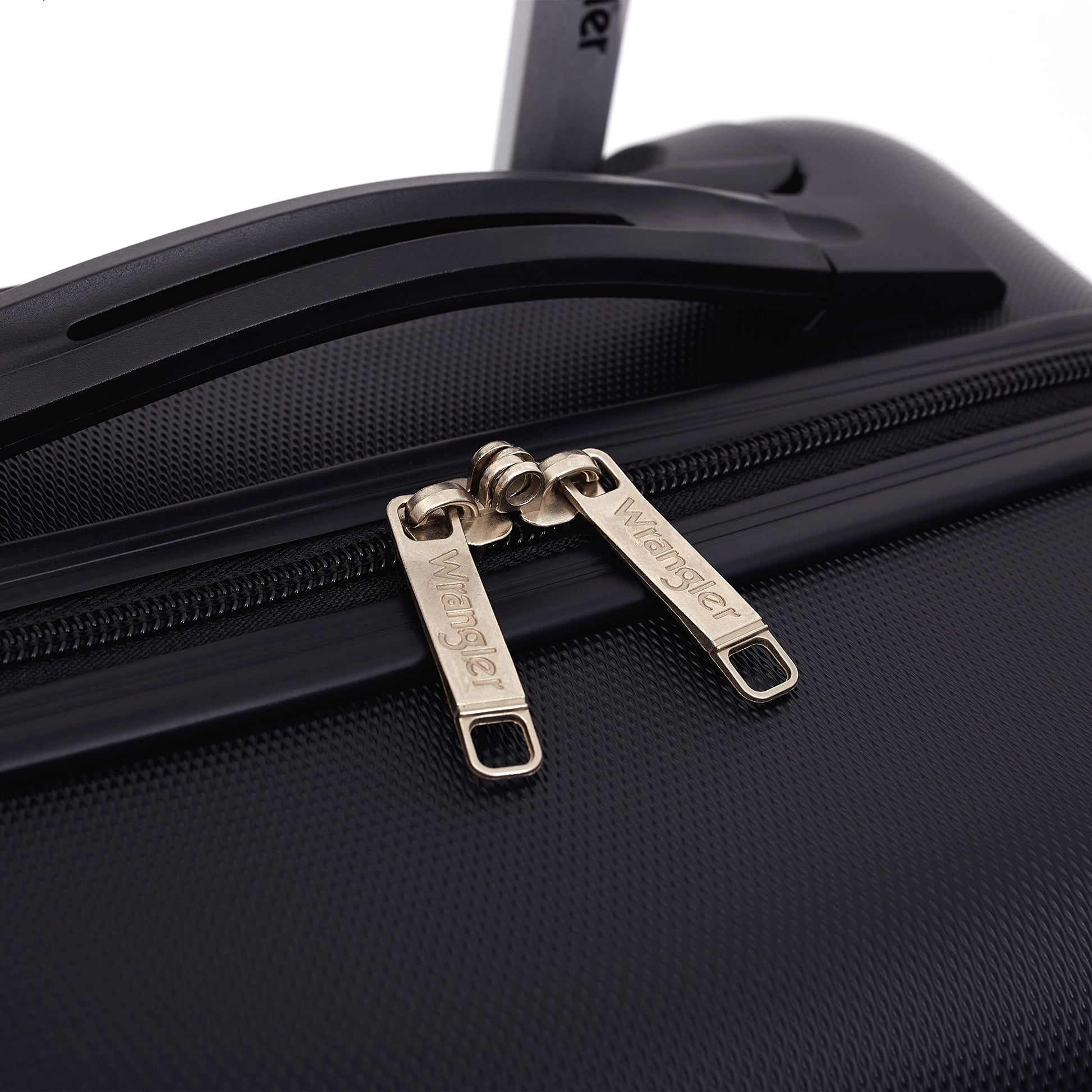 Wrangler 20" Hardside Spinner Carry-On Luggage, Black