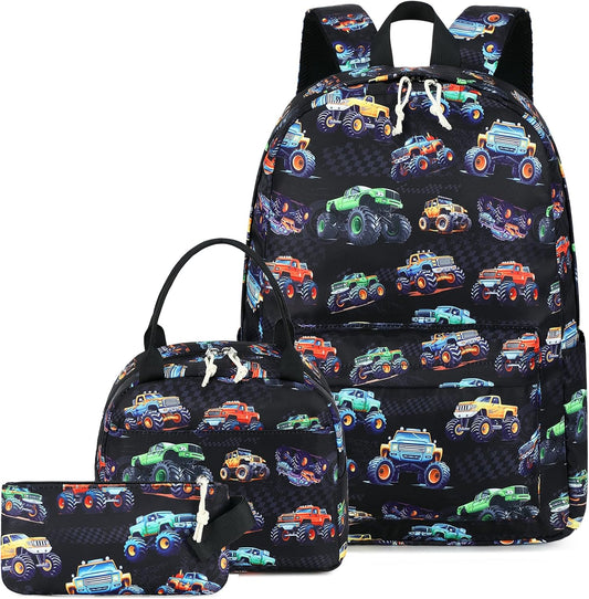 CAMTOP School Backpack for Kids Girls Boys Backpacks with Lunch Box Kindergarten Elementary BookBag Set for Age 4-10