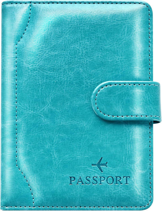 Herain Passport Holder for Travel Cruise Essentials, Passport Cover Wallet Case Women Men Family, RFID Passports Book Holders Travels Gifts Must Haves Accessories