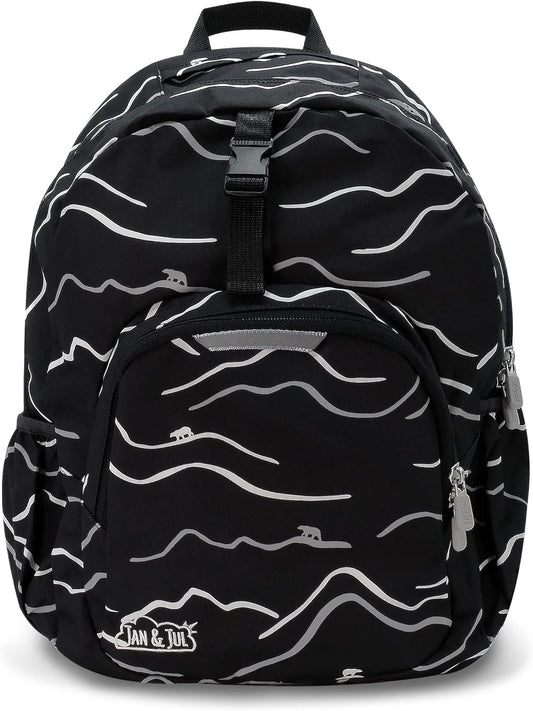 JAN & JUL Little Xplorers Kids' Backpack (Bear Mountain, One Size)