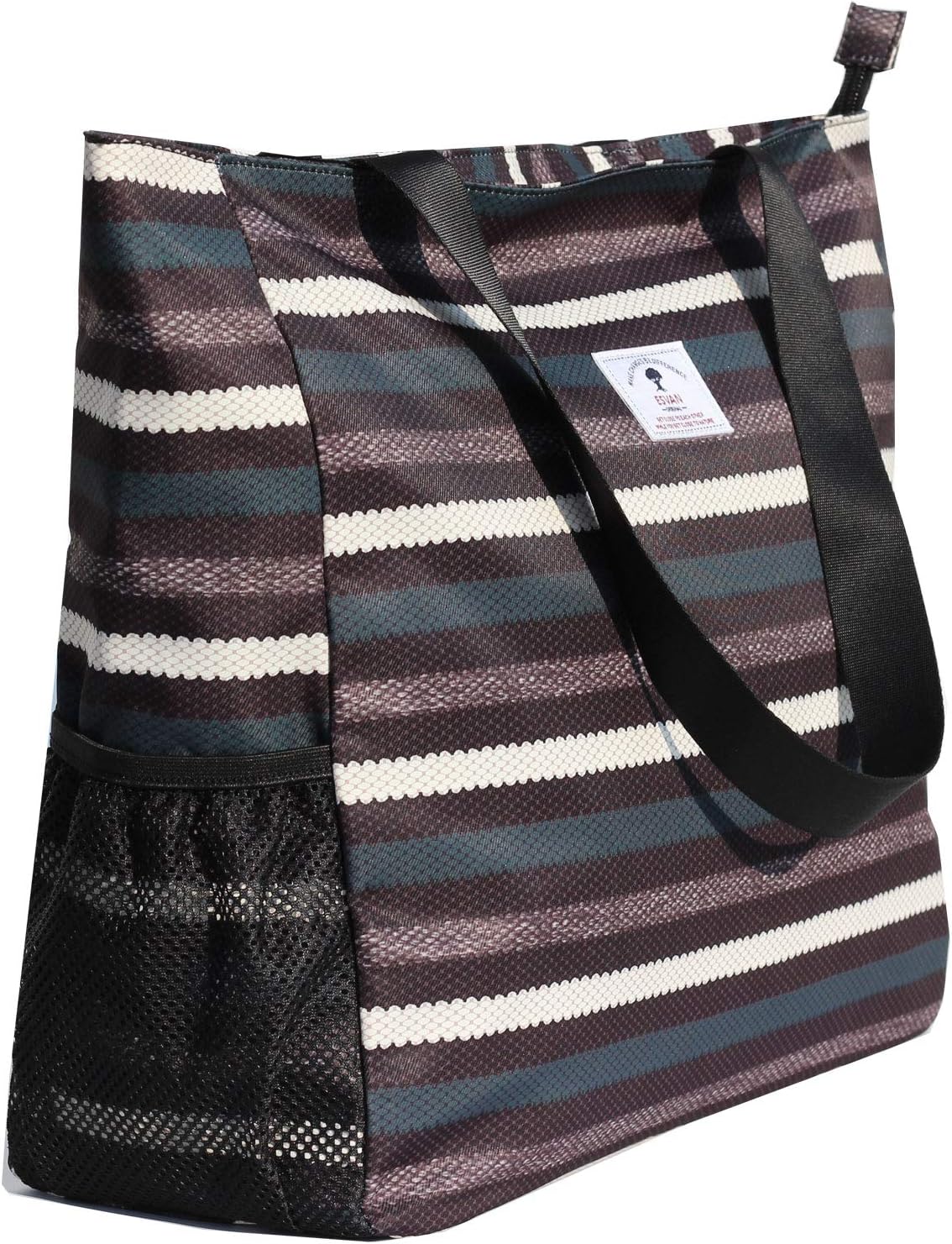 LARGE BEACH BAG Water Resistant Lightweight 20 inch Women Oversize Tote Bag for Gym Beach Travel