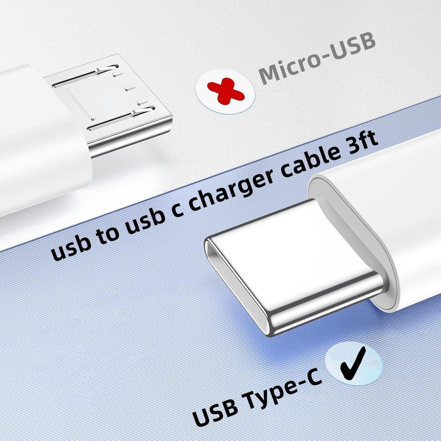 3ft Car Carplay Charger Cable for Apple iPhone 17 Pro Max/17 Air/16/16 Pro Max/15 Pro Max/15 Plus/15 Pro, USB A to USB C Car Play Cord for iPad 12.9 10th Gen 5th/4th Gen/Mini Type C Car Charging Cable