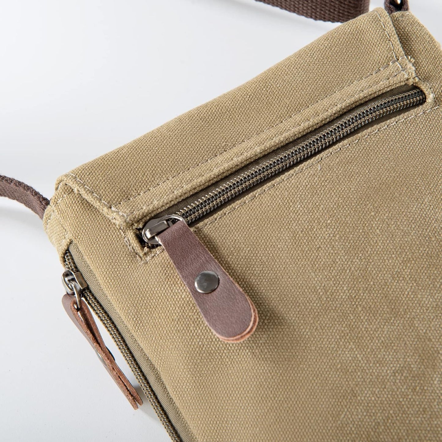 Sechunk Vintage Canvas Messenger Cross body bag Shoulder bag