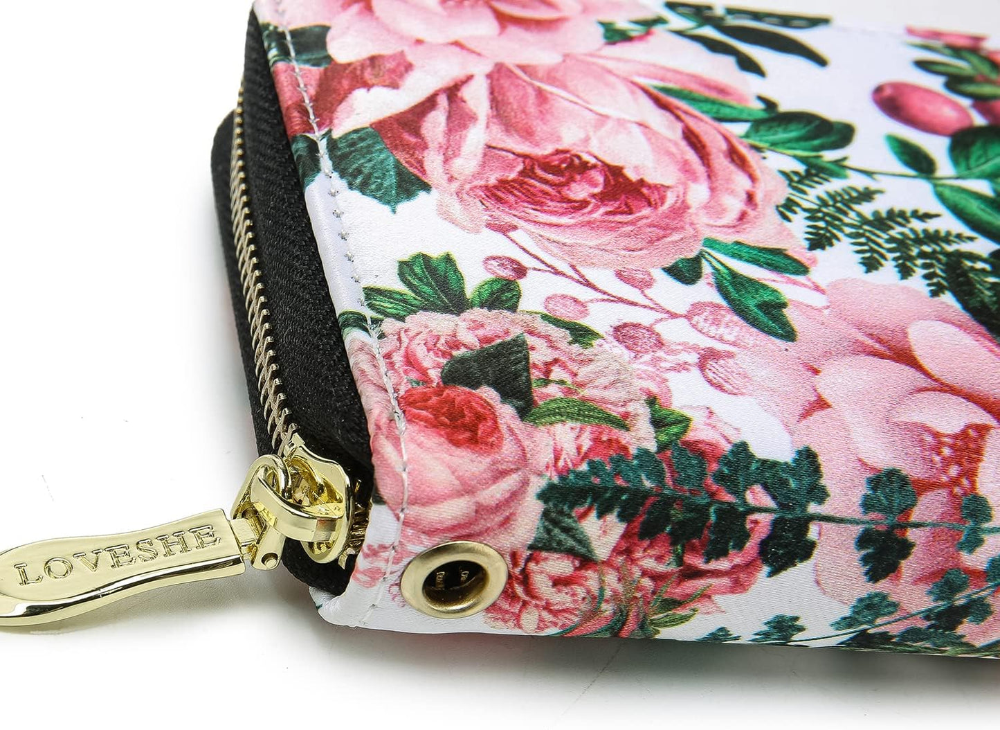 Women Wallet Card RFID For Womens Holder Blocking Credit Small Zipper Purse Pocket Bifold Slim Coin ID Ladies Wristlet Clutch Large Capacity Window Case Travel Zip Women's