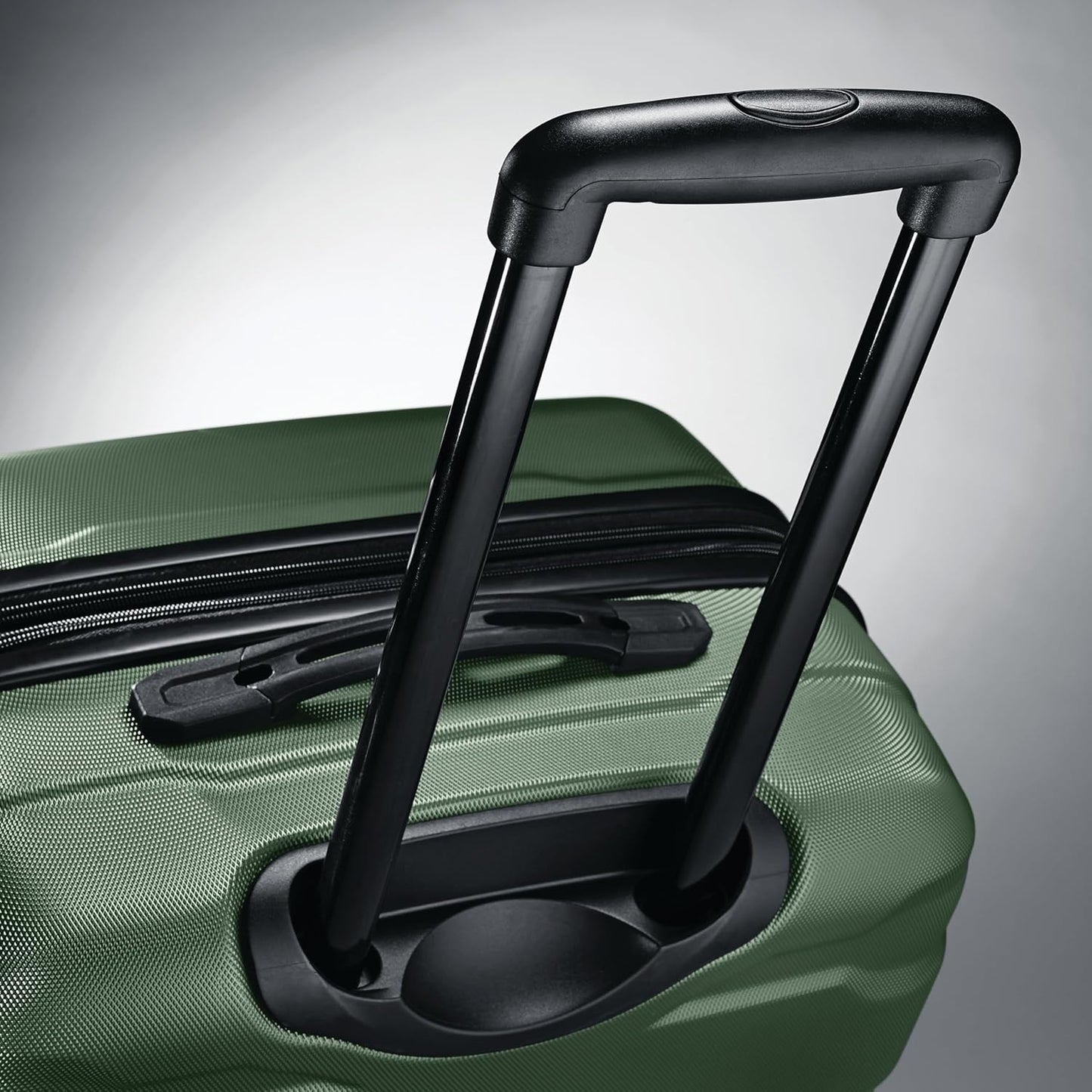 Samsonite Omni PC Hardside Expandable Luggage with Spinner Wheels, Checked-Large 28-Inch, Army Green