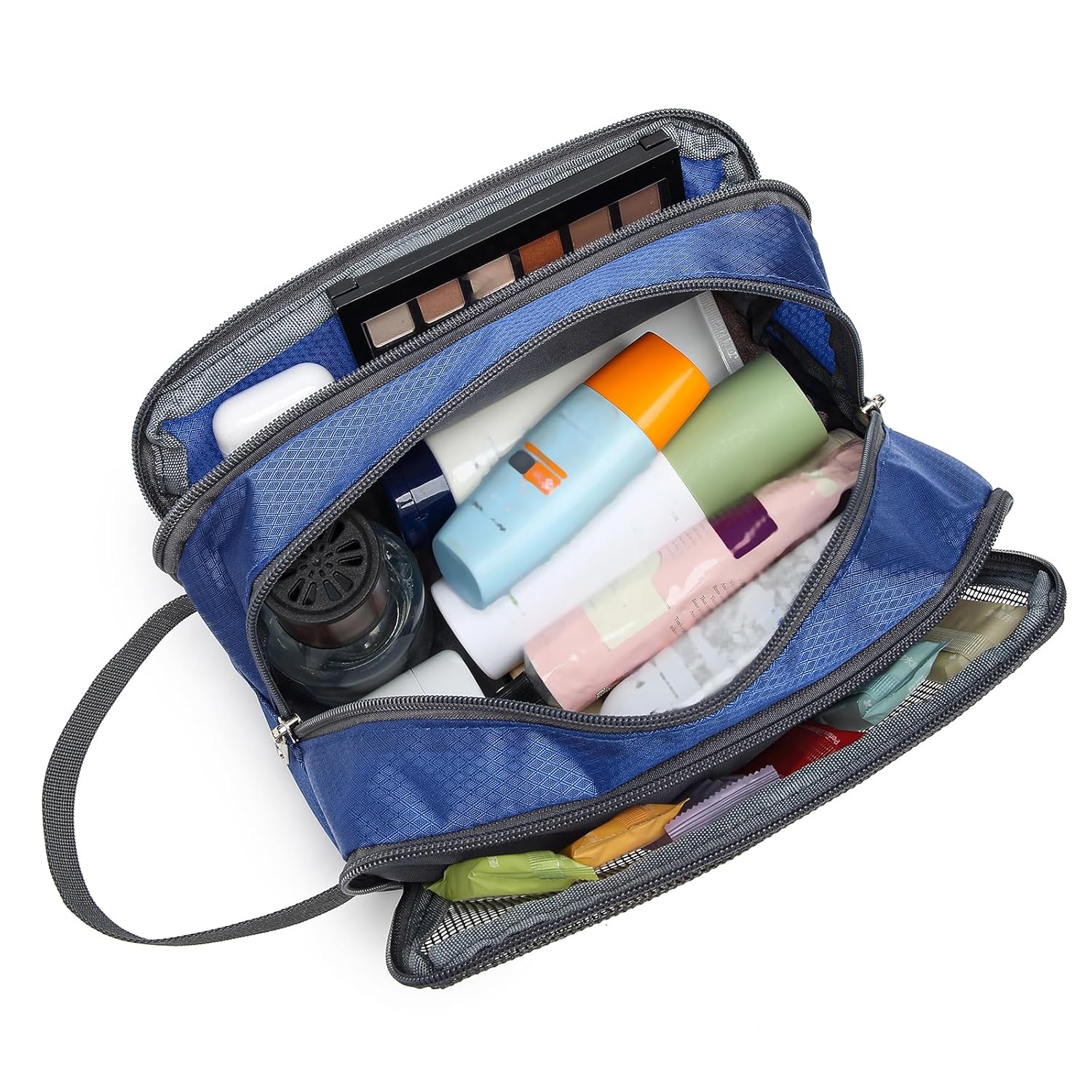 Yeiotsy Boys Toiletry Bag - Kids Travel Dopp Kit with Mesh Pockets, Compact Organizer for Gym